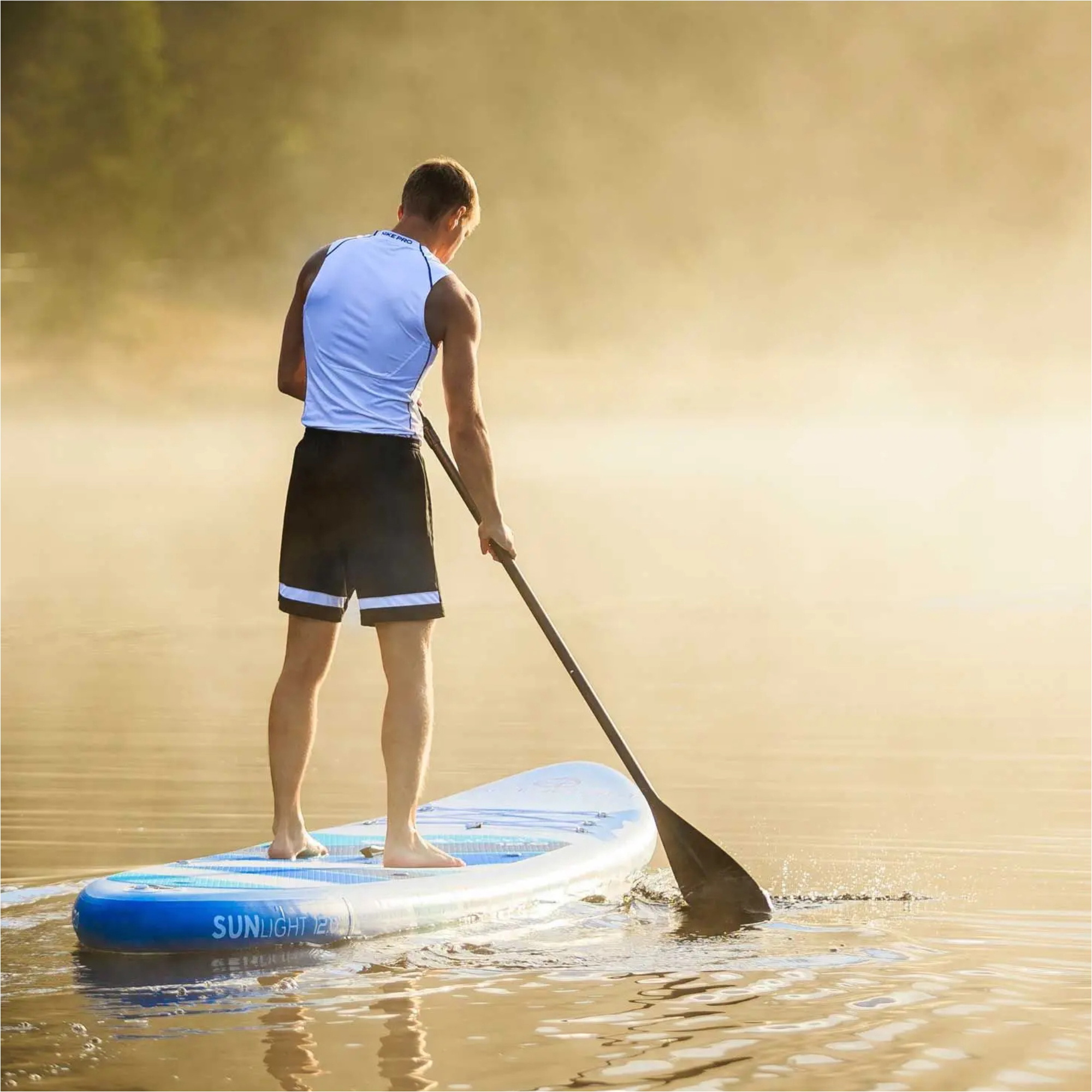 Ensemble Sun Light ISUP ULT 12'0 De 2026 D' Spinera , Référence SP-SUP-SUNL-120 - Blue / Blanc